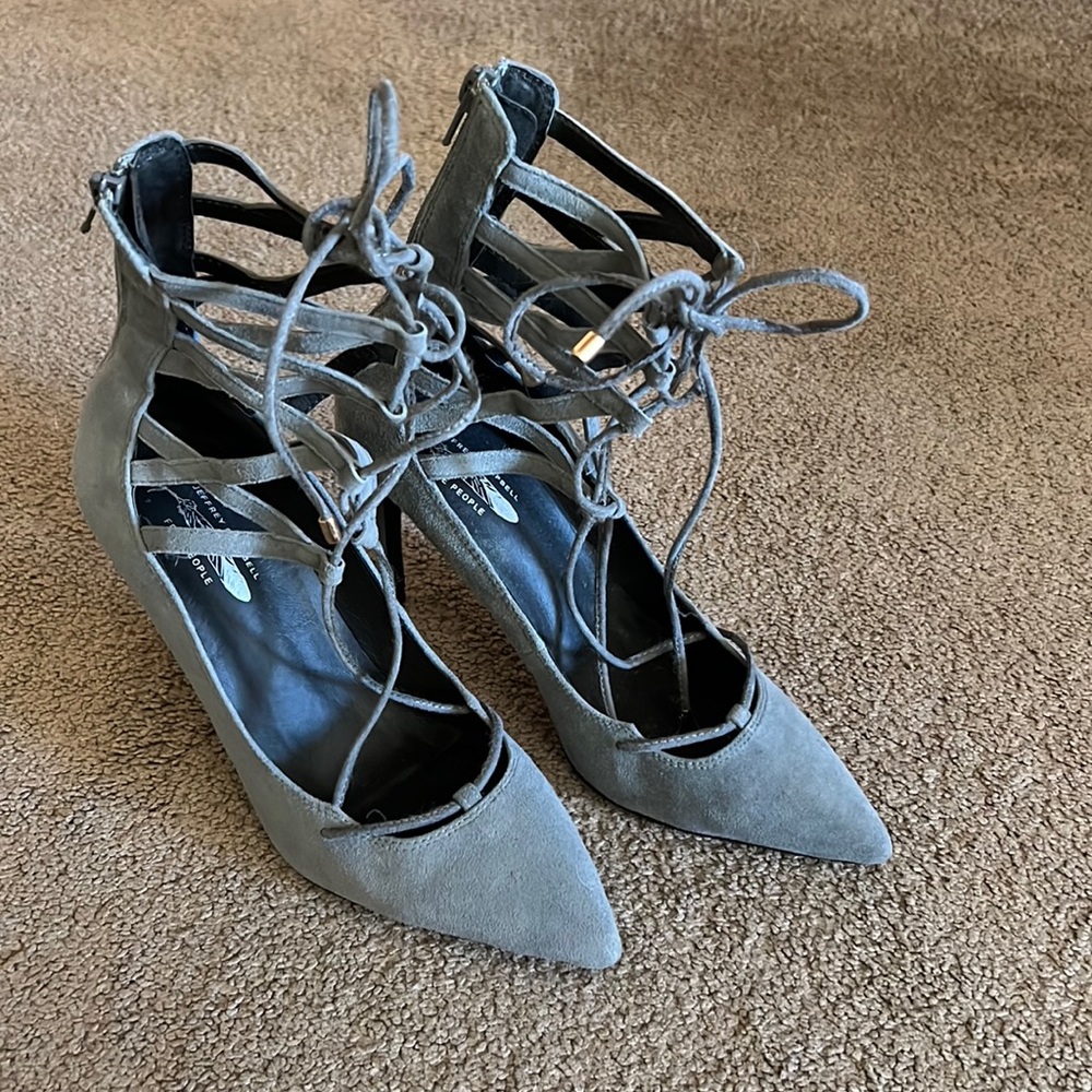 Jeffrey Campbell size 8 light blue suede